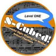 S-Cubed! Sight Singing Program, Level One Digital File Editable PowerPoint cover Thumbnail